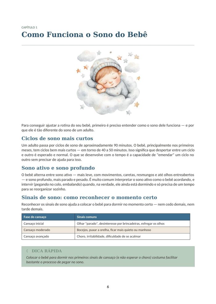 Exemplo de abertura de capítulo do material